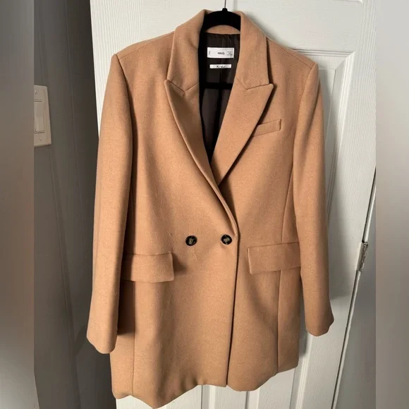 Mango Wool Blend Coat - Picture 2 of 11